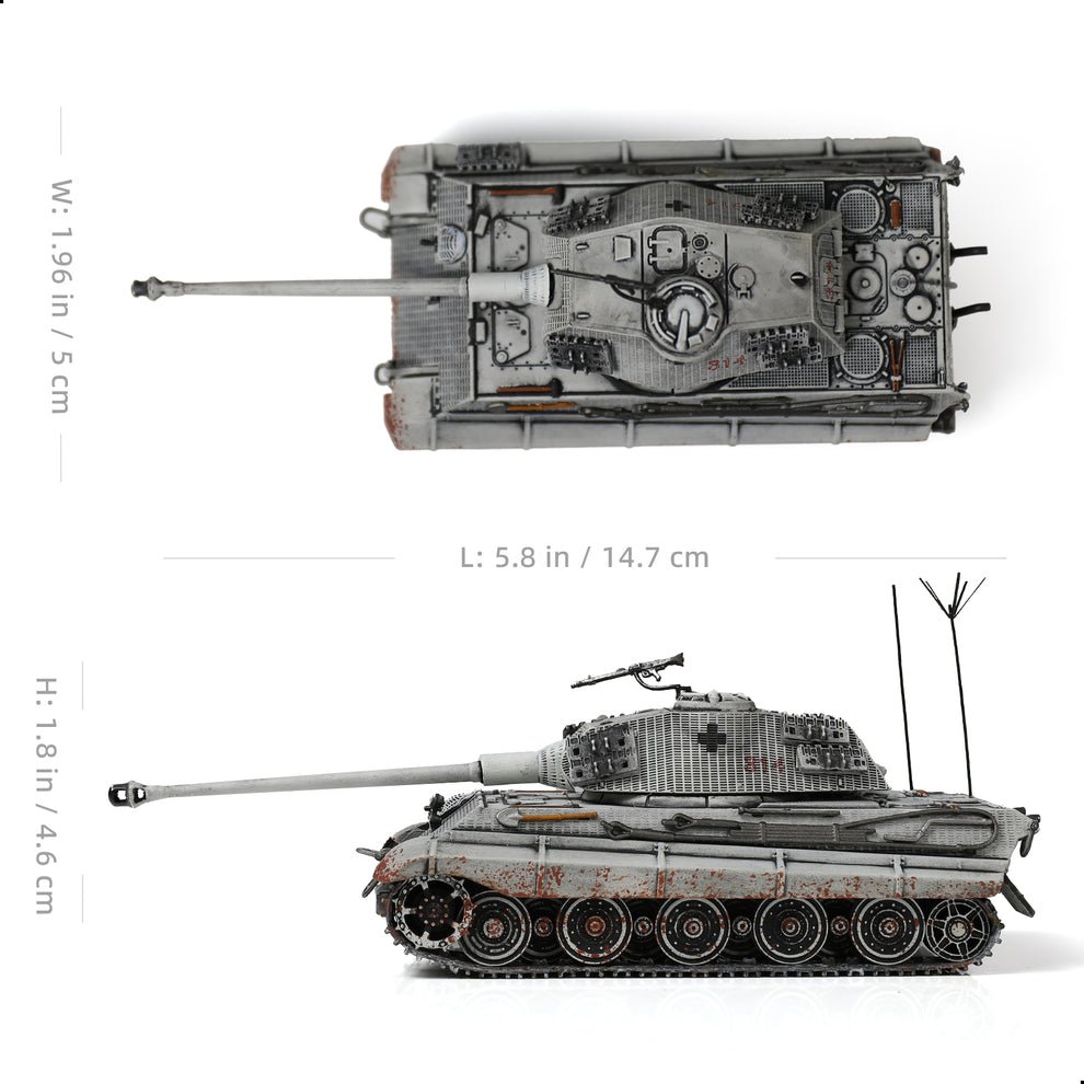 Tiger II(King Tiger),  1:72,  TRM004 - HotBlood Model - bbhobbymodels