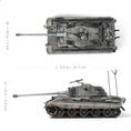 Tiger II(King Tiger),  1:72,  TRM003 - HotBlood Model - bbhobbymodels