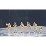 1 組現代海豹突擊隊，5 個兵人 + 1 隻軍犬 - 3R - bbhobbymodels