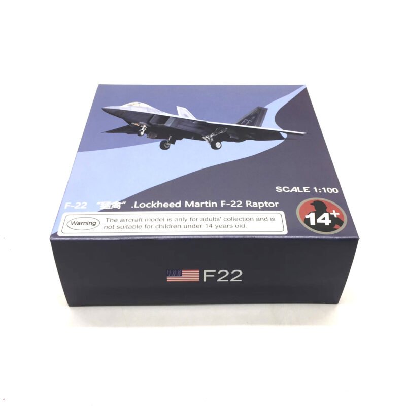 F-22,  1:100,  NU10003 - Military Aircraft - bbhobbymodels