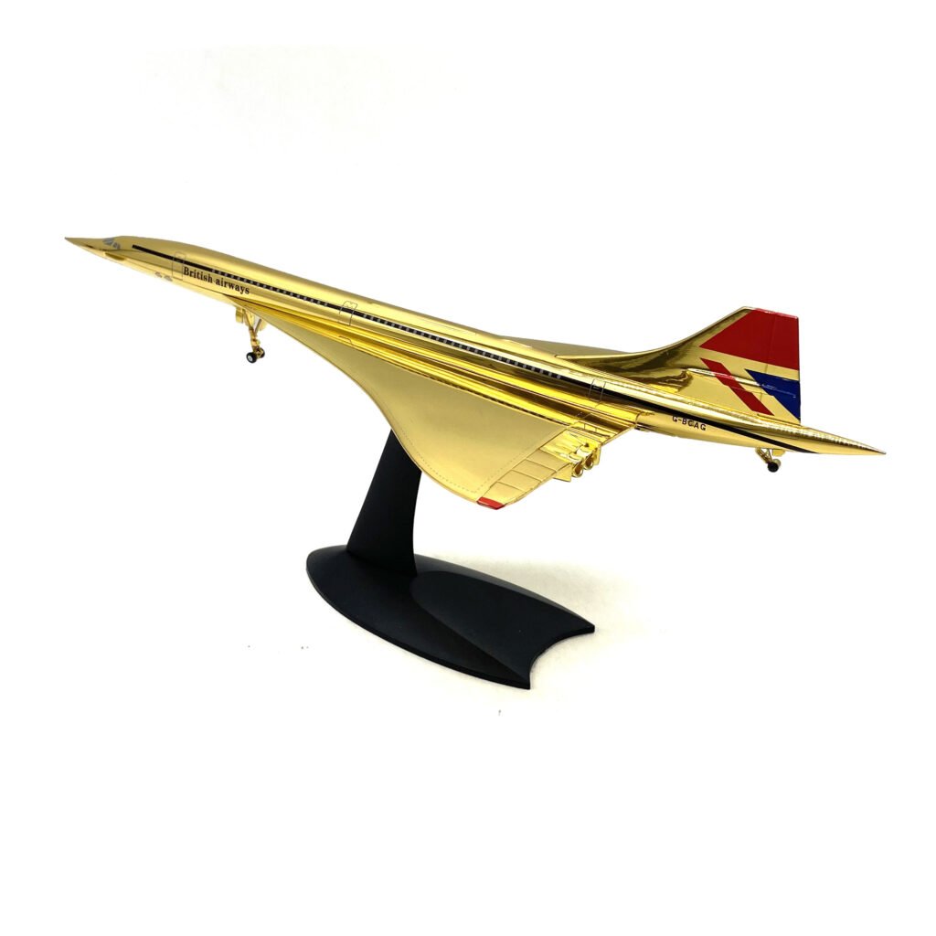 協和式客機（鍍金版），1:200，NU20010 - 軍用飛機...