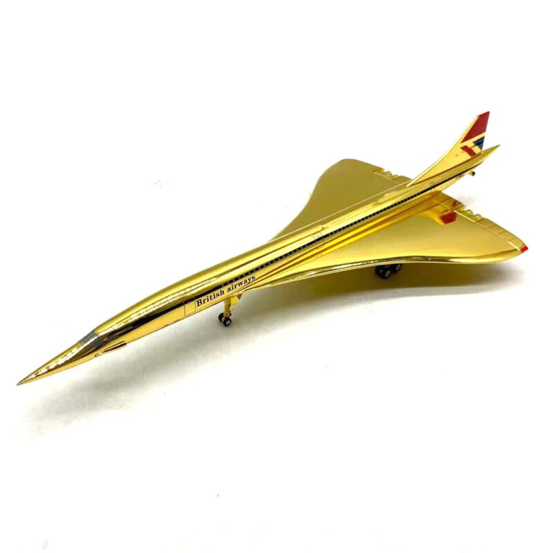 協和式客機（鍍金版），1:200，NU20010 - 軍用飛機...