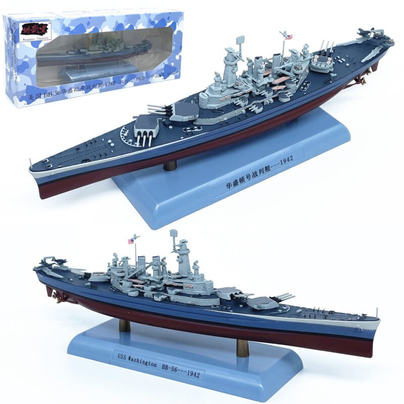 USS Washington Battleship BB-56, 1942, 1:1000 - JiangWuTa...