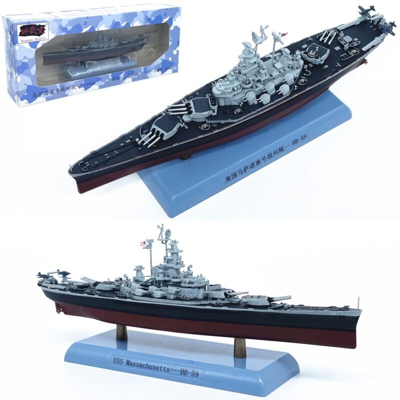 USS Massachusetts Battleship BB-59, 1:1000 - JiangWuTang ...