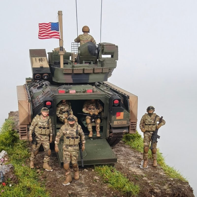 U.S. Soldier Figure Set 6 Figures, 1:72 - Dioramas - bbhobbymodels