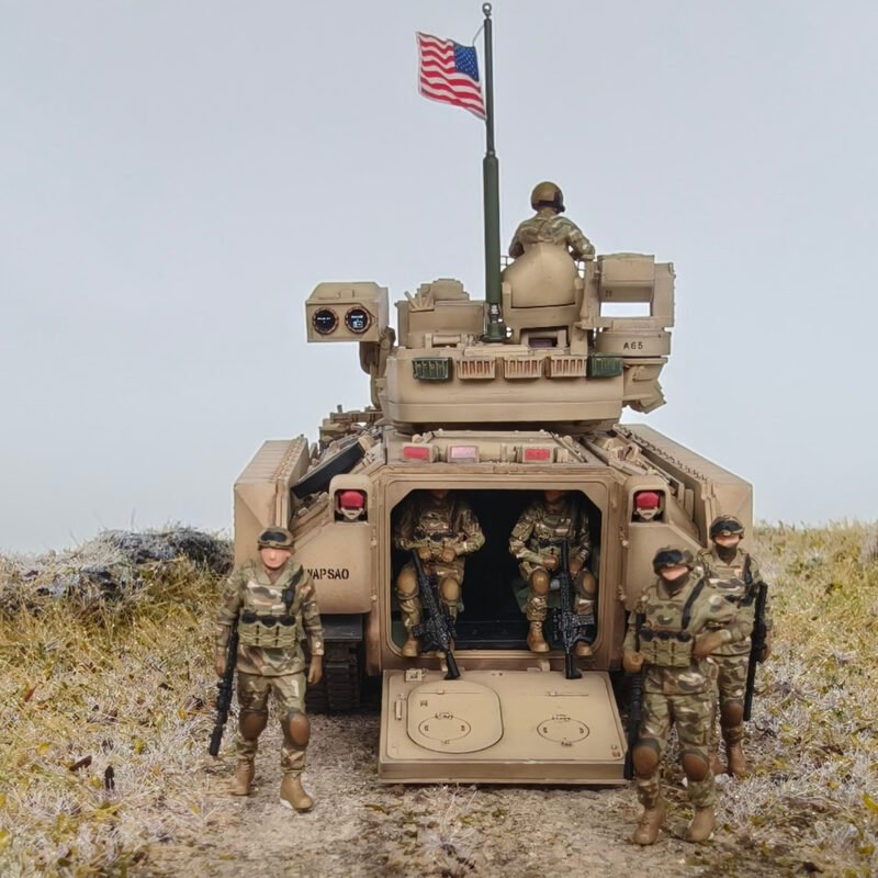 U.S. Soldier Figure Set 6 Figures, 1:72 - Dioramas - bbhobbymodels
