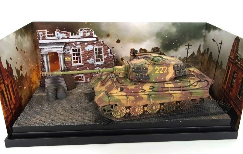 European-Style Building War Diorama Base,FTD-004 - Dioramas - bbhobbymodels