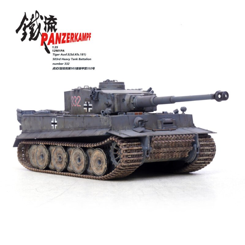 12901PA-Tiger Ausf.E(Sd.Kfz.181) 503rd Heavy Tank Battalion number 332, 1:35 - Panzerkampf - bbhobbymodels