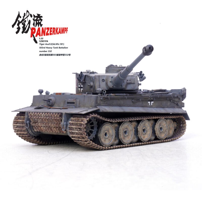 12901PA-Tiger Ausf.E(Sd.Kfz.181) 503rd Heavy Tank Battalion number 332, 1:35 - Panzerkampf - bbhobbymodels