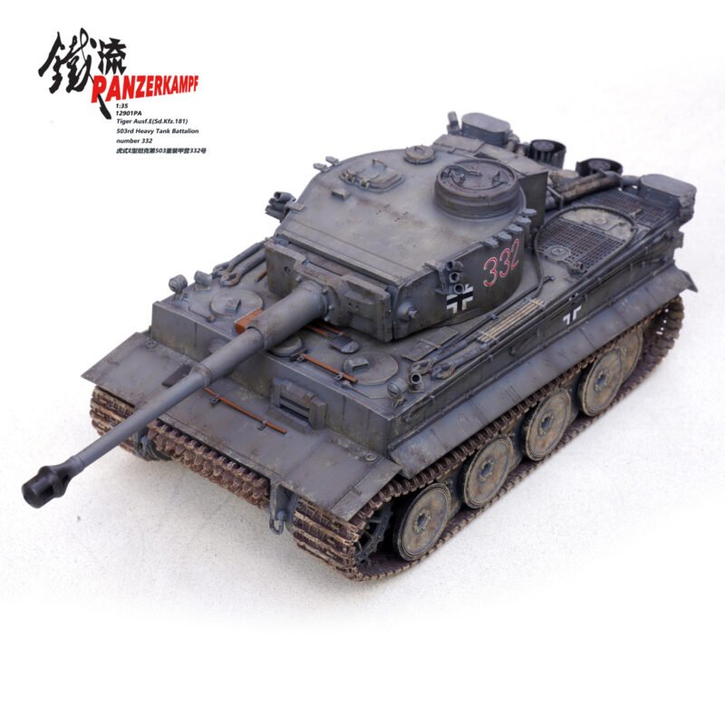 12901PA-Tiger Ausf.E(Sd.Kfz.181) 503rd Heavy Tank Battalion number 332, 1:35 - Panzerkampf - bbhobbymodels