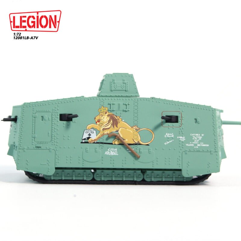 12081LB – Sturmpanzerwagen A7V,  No.506 “Mephisto”, WWI German Heavy Tank - Panzerkampf - bbhobbymodels