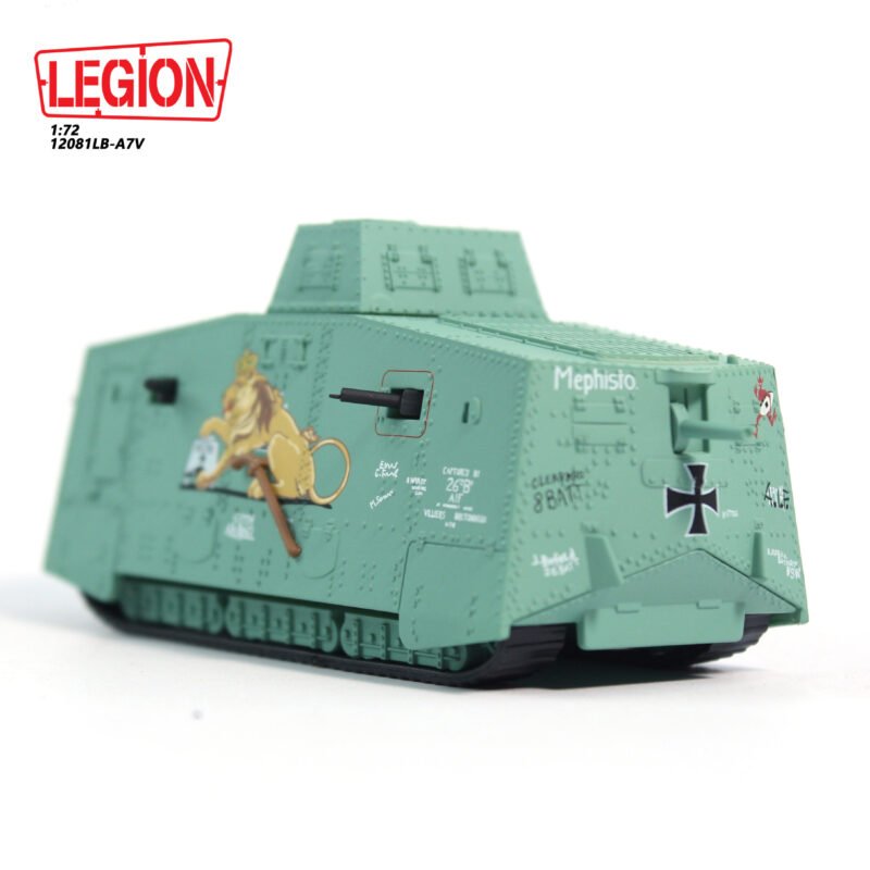 12081LB – Sturmpanzerwagen A7V,  No.506 “Mephisto”, WWI German Heavy Tank - Panzerkampf - bbhobbymodels