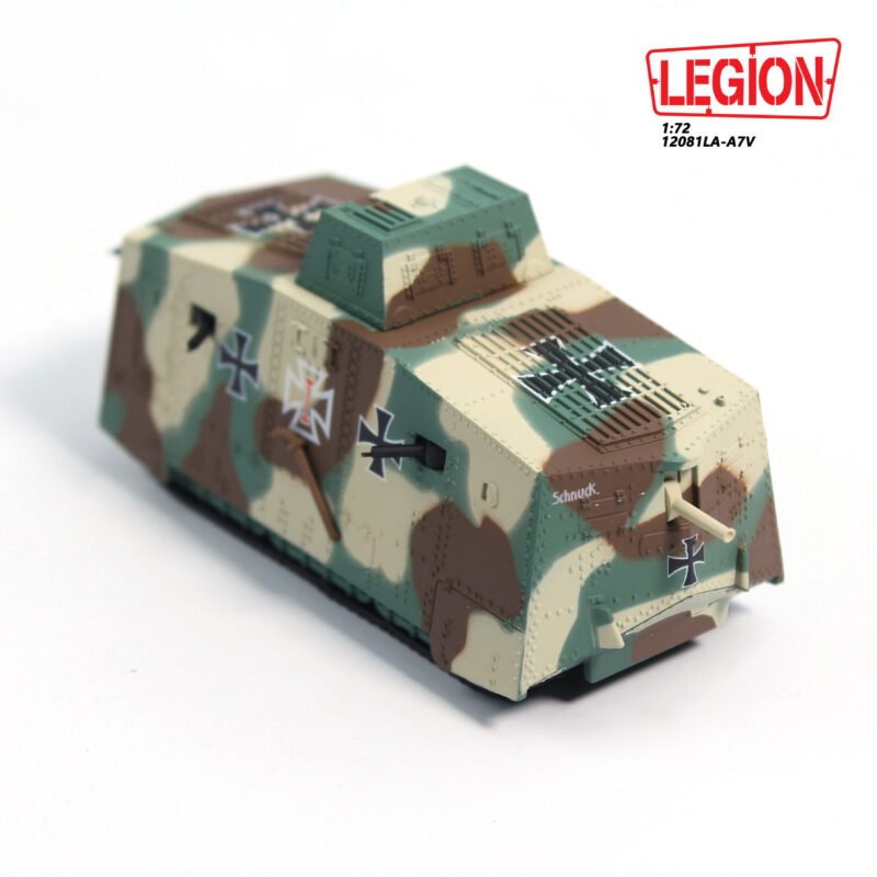 12081LA – Sturmpanzerwagen A7V,  No. 504 “Schnuck”, WWI German Heavy Tank - Panzerkampf - bbhobbymodels
