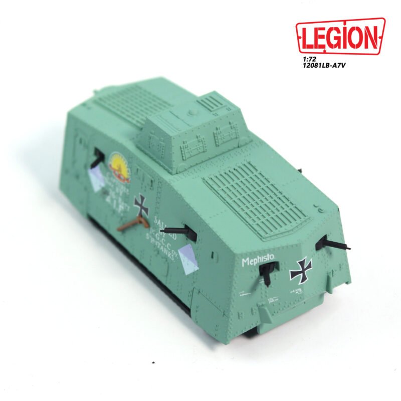 12081LB – Sturmpanzerwagen A7V,  No.506 “Mephisto”, WWI German Heavy Tank - Panzerkampf - bbhobbymodels