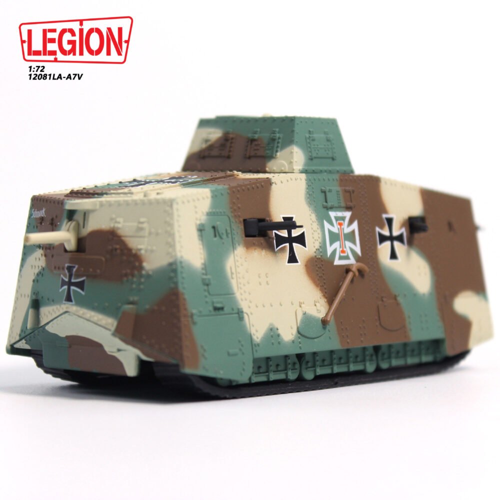 12081LA – Sturmpanzerwagen A7V,  No. 504 “Schnuck”, WWI German Heavy Tank - Panzerkampf - bbhobbymodels