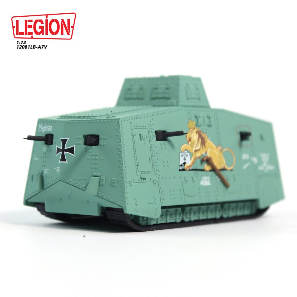 12081LB – Sturmpanzerwagen A7V,  No.506 “Mephisto”, WWI German Heavy Tank - Panzerkampf - bbhobbymodels